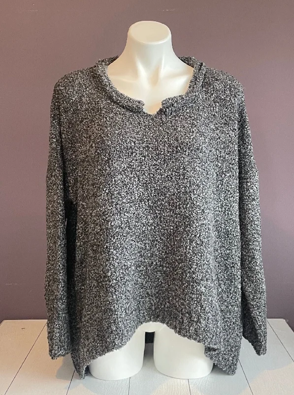 Cozy Notched Neck Sweater