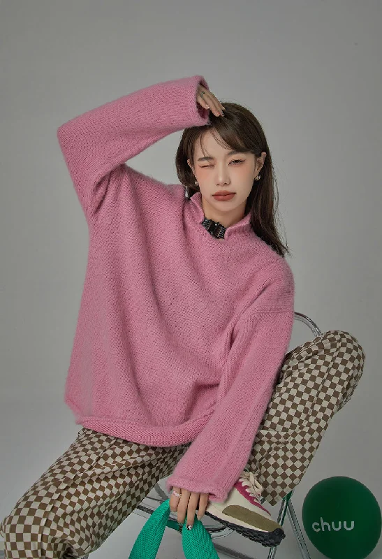 A Big Personality Long Knit Sweater