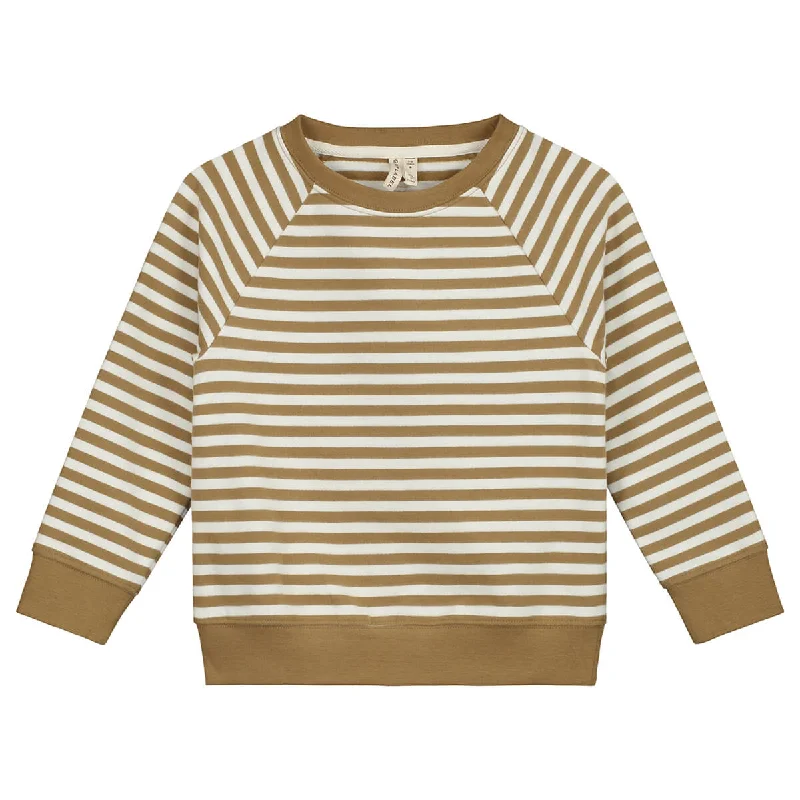 Crew Neck Sweater in Peanut/Off White by Gray Label - Last One In Stock - 7-8 Years