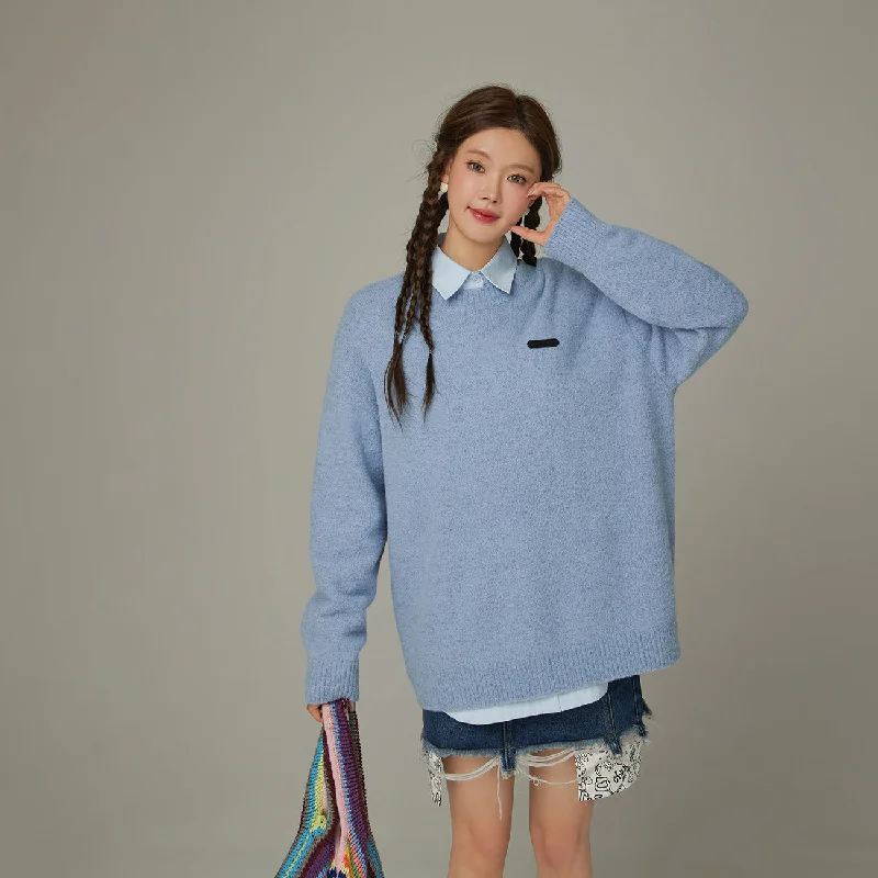 Basic Loose Fit Knit Sweater