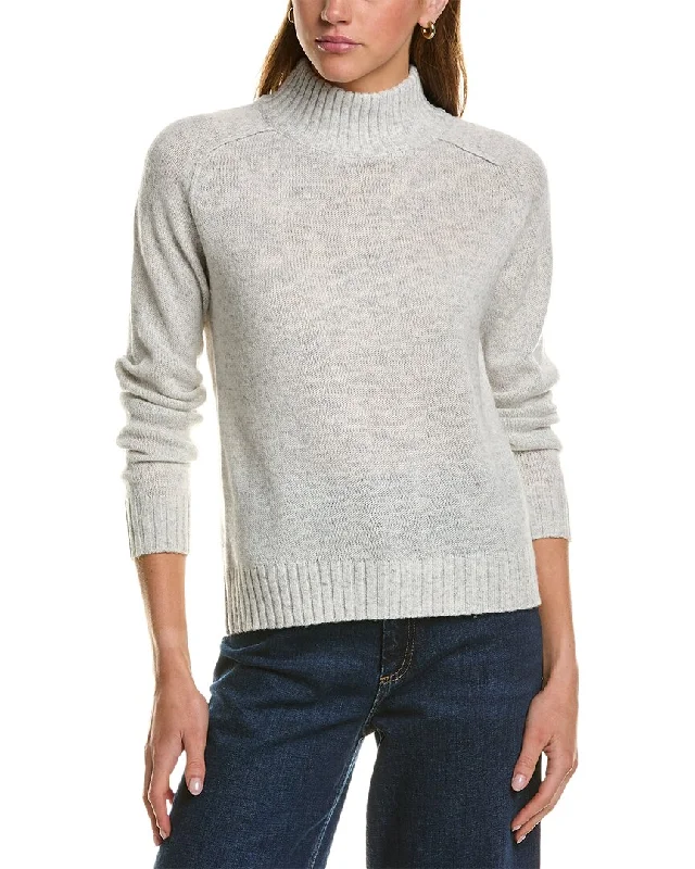 Hannah Rose Turtleneck Wool & Cashmere-Blend Sweater