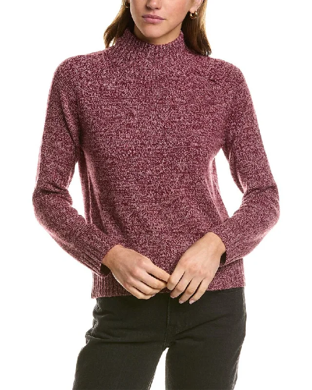 Hannah Rose Turtleneck Wool & Cashmere-Blend Sweater