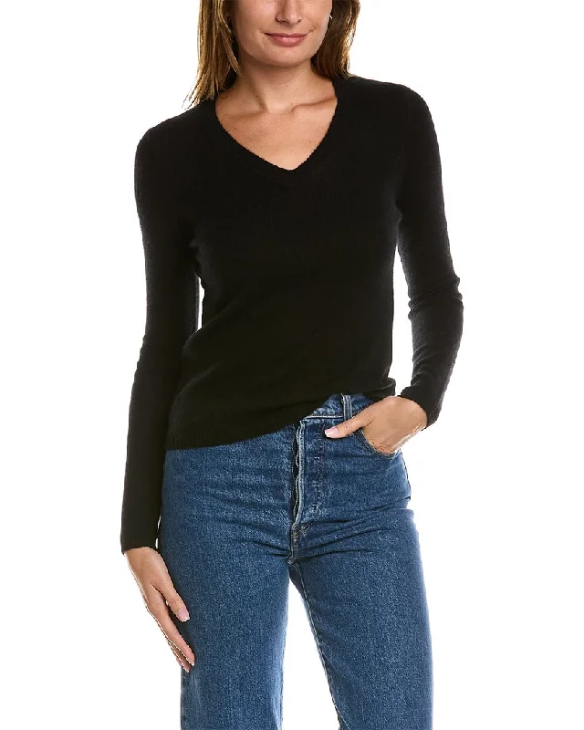 InCashmere V-Neck Cashmere Sweater