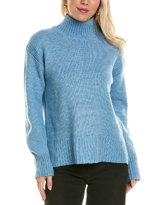 Joseph A. Ribbed Turtleneck Sweater