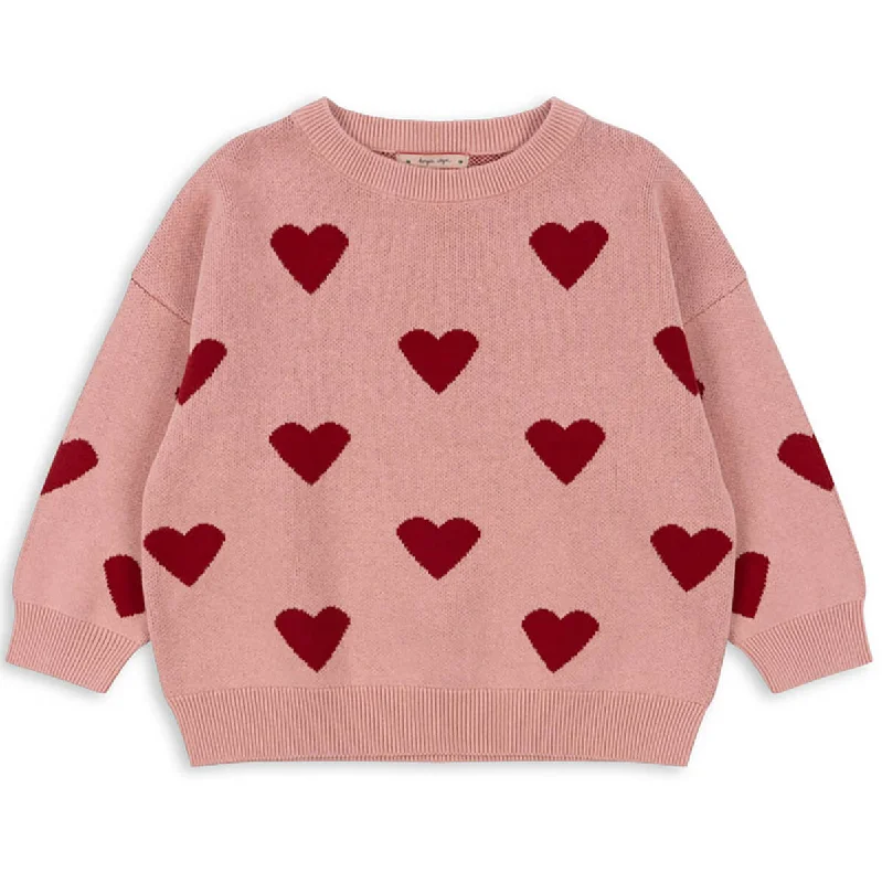 Lapis Knit Sweater in Mellow Rose by Konges Slojd