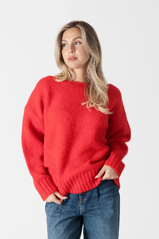 Cinna Oversized Crewneck Sweater