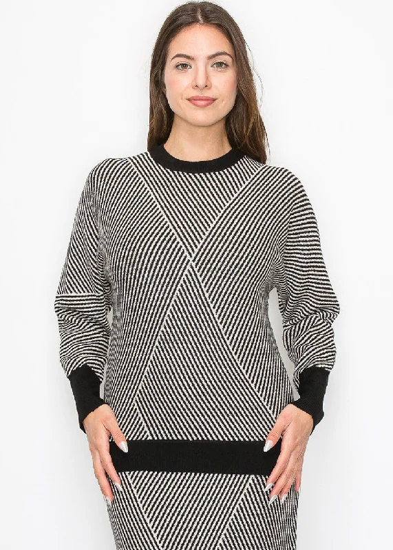 Modern Angles Knit Sweater