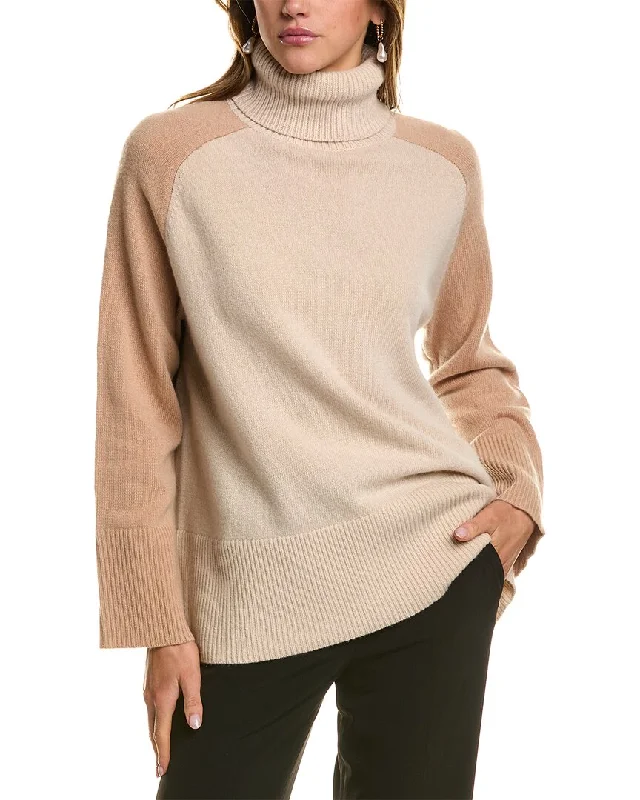 Reiss Edina Relaxed Wool & Cashmere-Blend Roll Neck Sweater