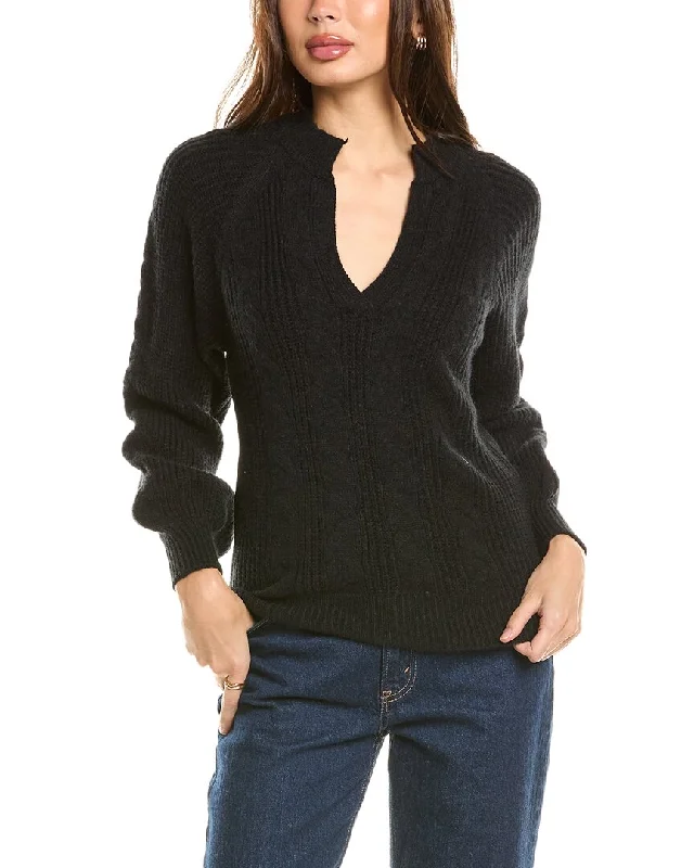 Seraphina Split Neck Sweater