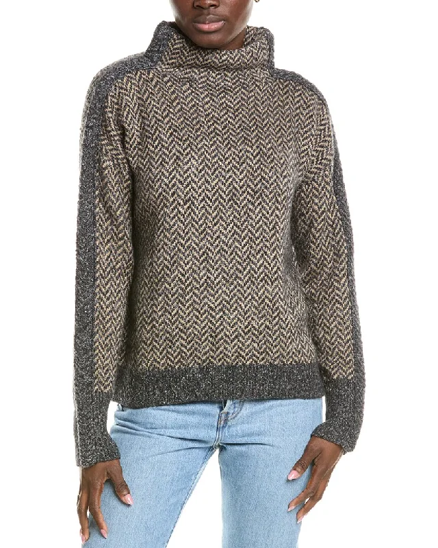 Splendid Aria Turtleneck Wool-Blend Sweater