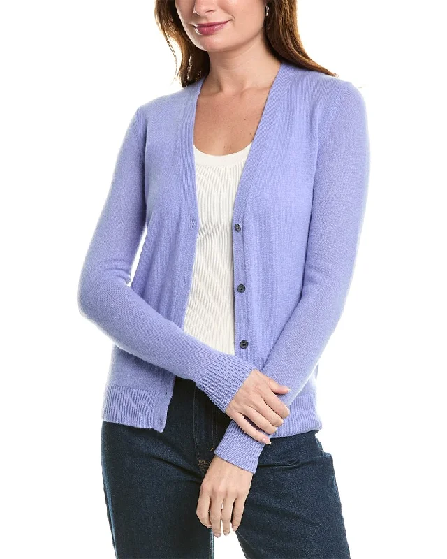 Theory V-Neck Cashmere Cardigan